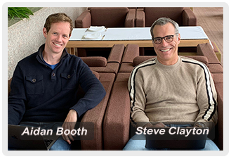 Aidan Booth and Steven Clayton