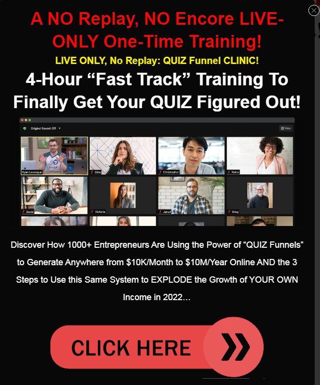 QUIZ Funnel Masterclass 3.0 | Ziad Lab